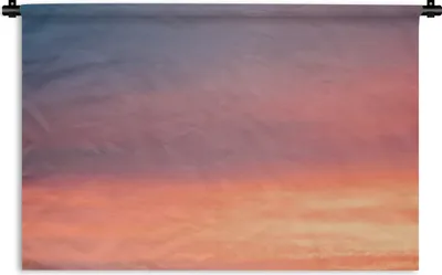 Produktbild von MuchoWow® Wandteppich Wandbehang Sonne - Himmel - Wolken - Rosa 60x40 cm Tapisserie Dekoration Wandtuch - Wanddekorationen