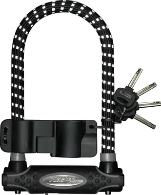 Produktbild von Master Lock Bügelschloss 8195 Schwarz/Reflex Halter 13 x 210 x 110 mm