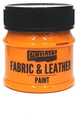 Obrázok produktu pre Farba na textil a kožu Pentart 50 ml - oranžová