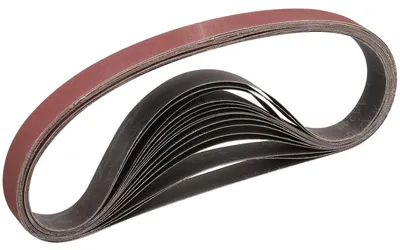 Imagen del producto de Cinta de lija de 25 x 762 mm, grano 240, 15 unidades, para lijadoras de banda