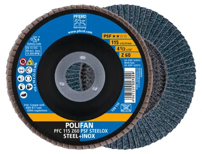 Zdjęcie produktu dla PFERD 67766115, 11,5 cm, 13300 RPM, 60 g, 10 szt.