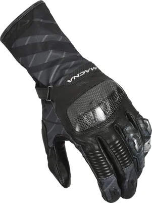 Zdjęcie produktu dla Perforowane rękawice motocyklowe Macna Krown, czarny/szary, S