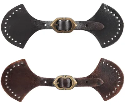 Produktbild von Schnallenverschluss aus Leder Schwarz