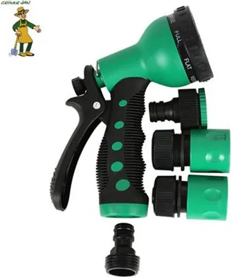 Produktbild von Multifunktions-Gartenbrause-Set Gartenspritze Handbrause Adapter 7 Funktionen