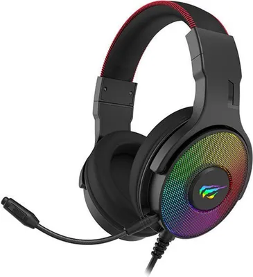 Produktbild von Havit H2028U Gaming Headphones RGB mit Mikrofon, Gaming Headset 7.1 USB, Geräuschunterdrückung Schwarz
