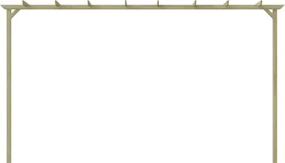 Obrázok produktu pre vidaXL Záhradná pergola z impregnovaného borovicového dreva 360x200x60 cm