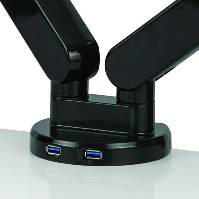 Produktbild von Fellowes Platinum Series 8042601, Klemme/Durchführung, 7 kg, 76,2 cm (30"), 75 x 75 mm, 100 x 100 mm, Schwarz