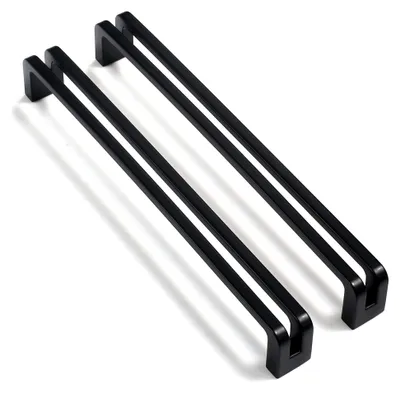 Produktbild von 6 Stück Schrankgriffe Schwarz 128mm für Möbel