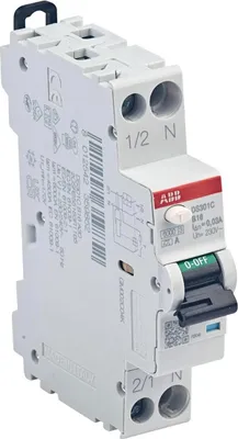 Immagine prodotto di DS301CA-B16/0,03 FI/LS-Schalter 6kA 1P+N Typ A B16 30mA (2CSR255163R1165)