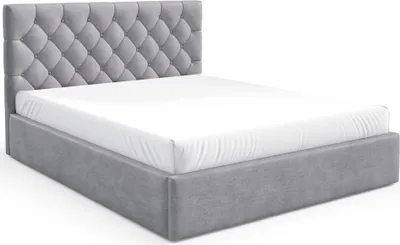 Produktbild von Selsey Aurevia - Polsterbett 140x200 mit Bettkasten und Samtbezug, hellgrau