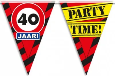 Image de Drapeau de fête Paperdreams - 40 ans