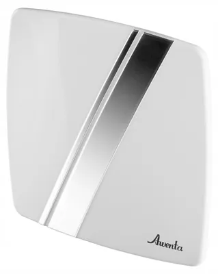 Image de Awenta Linea PLB100 : Panneau de ventilation décoratif, diamètre 100 mm, blanc