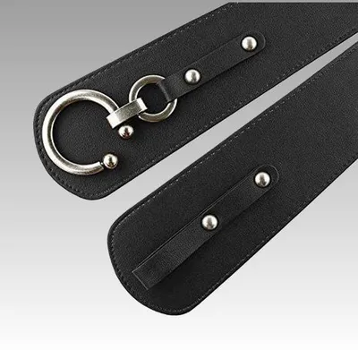 Produktbild von Breite Vintage-Riemen für Frauen - elastische Riemen mit Aluminium-Haken für Kleider