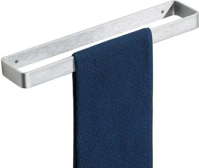 Zdjęcie produktu dla Samoprzylepny wieszak na ręczniki 40 cm, aluminiowy, do łazienki