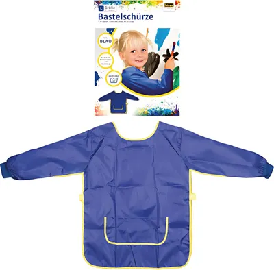 Image de Happy Kidz Idena Tablier de bricolage bleu 9-10 ans 21403136045