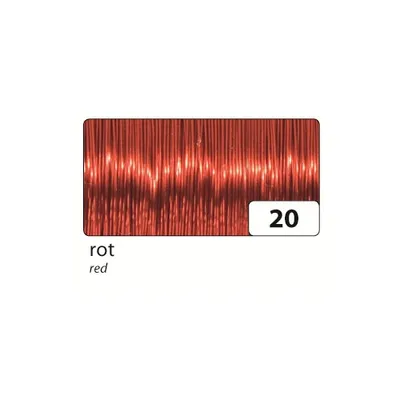 Zdjęcie produktu dla Drut miedziany Folia, 0,3 mm x 80 m, czerwony