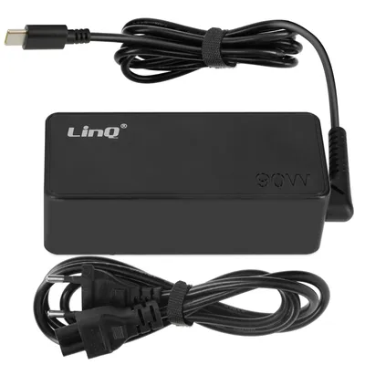 Immagine prodotto di Caricatore USB-C per laptop Power Delivery 90W LinQ, nero