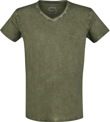 Produktbild von RED by EMP Herren oliv-grünes Basic T-Shirt M
