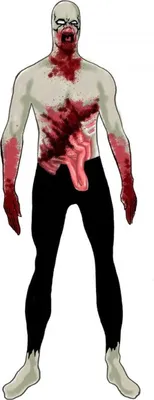 Produktbild von Zombie Ganzkörperanzug Skin Suit Männer Größe: L