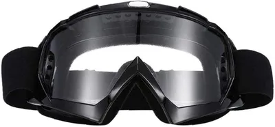 Produktbild von Motorradbrille für Motocross, UV-Schutz, wind- und staubdicht für Outdoor-Aktivitäten: Motorrad, Motocross, Mountainbike, Ski, Snowboard, Radfahren – Schwarz