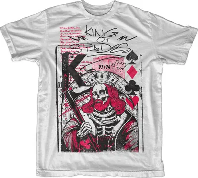 Produktbild von King Of Spades T-Shirt - Large - White