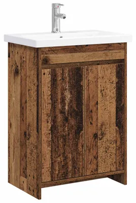 Immagine prodotto di Set di mobili da bagno vidaXL in legno invecchiato 61 x 40 x 84,5 cm in materiale composito