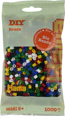 Produktbild von Hama -Bügelperlen – leuchtender Farbmix (198), 1000 Stk.