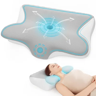 Obrázok produktu pre Ergonomická viskoelastická (pamäťová) vankúšik – nastaviteľná výška – 60 x 41,5 cm