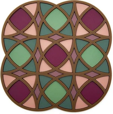 Image de Tapis en silicone au motif Opera, noir