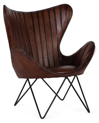 Zdjęcie produktu dla Fotel z skóry Cortona, 100 cm x 83 cm x 77 cm, Giner y Colomer