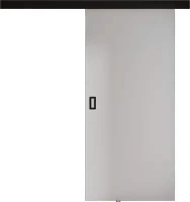 Produktbild von KIER FURNITURE Schiebetür Komplettset WERDI Sliding Door, Raumteiler Schiebetür Weiß 106x205x1,6 cm