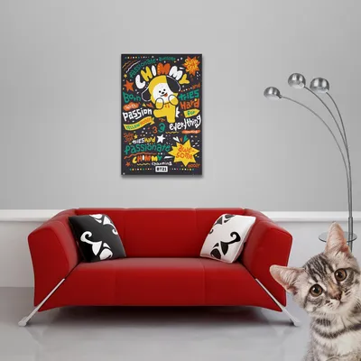 Immagine prodotto di BT21 - Poster - Chimmy + 1 Ü-Poster dimensioni 61x91,5cm