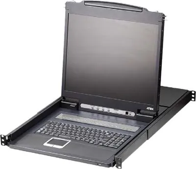 Image de ATEN CL1308N CH 8-Port 48.30cm 19" LCD KVM Switch USB - PS/2 VGA Suisse - Commutateur KVM - 8 ports