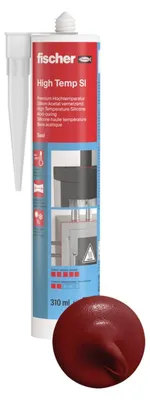 Zdjęcie produktu dla fischer silikon wysokotemperaturowy DHS 310ml czerwony