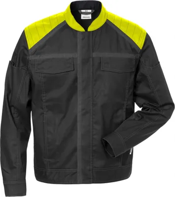 Produktbild von Fristads Jacke 4555 STFP 129481, Farbe:schwarz/gelb, Größe:2XL