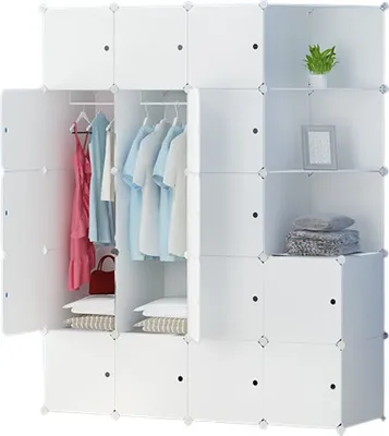 Produktbild von Modulárna Šatná Skriňa Xxl Šatná Skriňa Biela