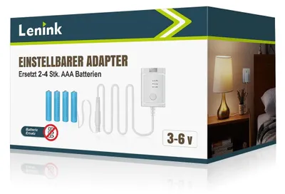 Productafbeelding van AAA-batterijen voeding adapter voor 2-4 AAA-batterijen door 3 V 4,5 V 6 V compatibel
