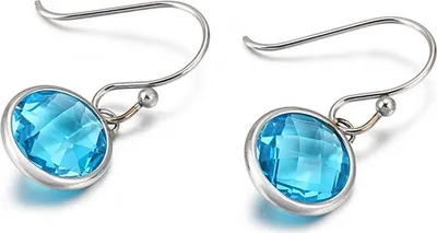 Produktbild von PA-20669 Ohrringe Silber/Hellblau – Eleganter Schmuck KP20669