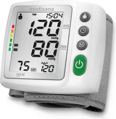 Produktbild von Medisana BW 315, Handgelenk, Weiß, 12,5 - 21,5 cm, 108 mm, 95 mm, 90 mm