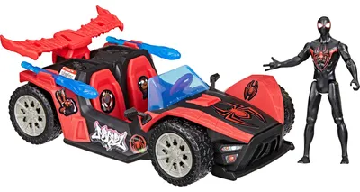 Productafbeelding van Miles Morales Remix Racing Car Figure. Marvel Spider-Man VenomVersus Epic World of Action. Ages 4+