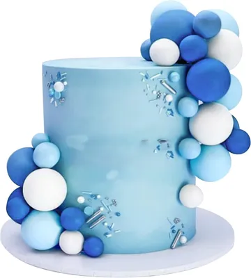 Productafbeelding van Taartdecoratieballen - Set van 32 - Happy Birthday taartdecoratie - Taarttoppers - Verjaardagen - Bruiloften