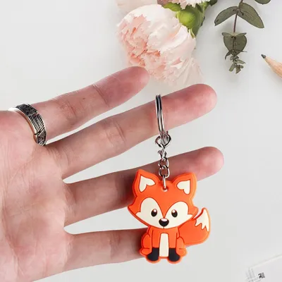 Produktbild von Waldtiere Schlüsselanhänger - Fuchs Schlüsselanhänger für Kinder (36 Stück)