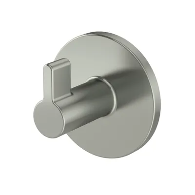 Produktbild von Lenz NOA Handtuchhaken Nickel- kleben oder bohren - vielseitig einsetzbar - 5,5cm Durchmesser - 4606922