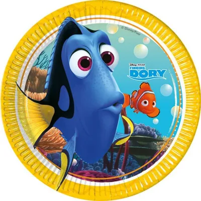 Produktbild von Disney Findet Dory Pappteller 8 Stück 19,5 cm