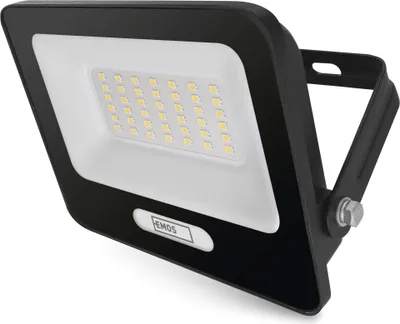 LED reflektor GLARO 30W, černý, IP65, 3000 lm, neutrální bílá