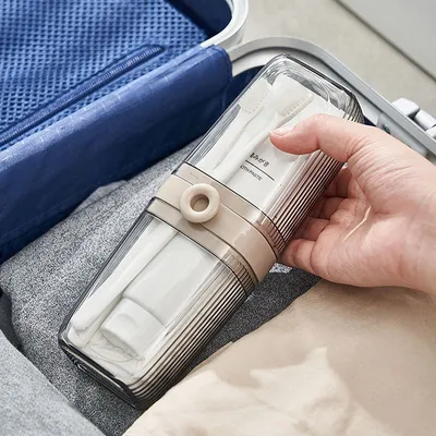Produktbild von INF Reise-Zahnbürstenbecher - Goofy Big Eye Zahnbürstenbox Modell 3