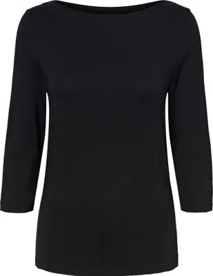 Produktbild von Vero Moda Panda Modal 3/4-arm T-shirt Schwarz M Damen Schwarz M