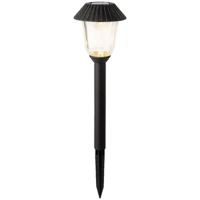 Produktbild von Lumineo Solar Stabbeleuchtung Kunststoff Schwarz Ø 11 cm x 31,5 cm