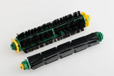 Produktbild von 2x Bürsten Borstenbürste + flexible Bürste passend für iRobot Roomba 500 Serie