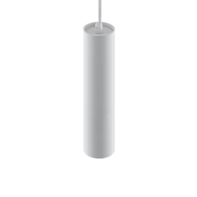 Produktbild von Prios Hängelampe Neliyah, rund, weiß, 1-flg., GU10